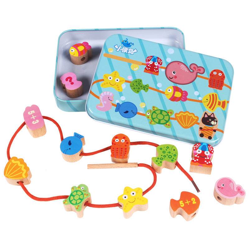 Children's Building Block Toys, Beaded, Beaded, Beaded, 1-2-3 Year Old Girl, One Or Two Years Old And A Half Baby Educational Toy - Here2Save