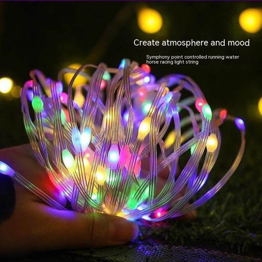 Smart Point Control Voice Control Lighting Chain Mobile Phone Bluetooth APP Control - Here2Save