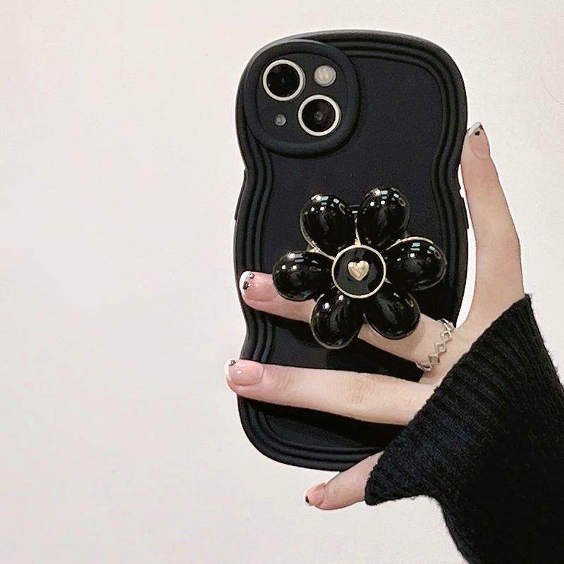 Ladies Temperament Flower Stand Phone Case - Here2Save