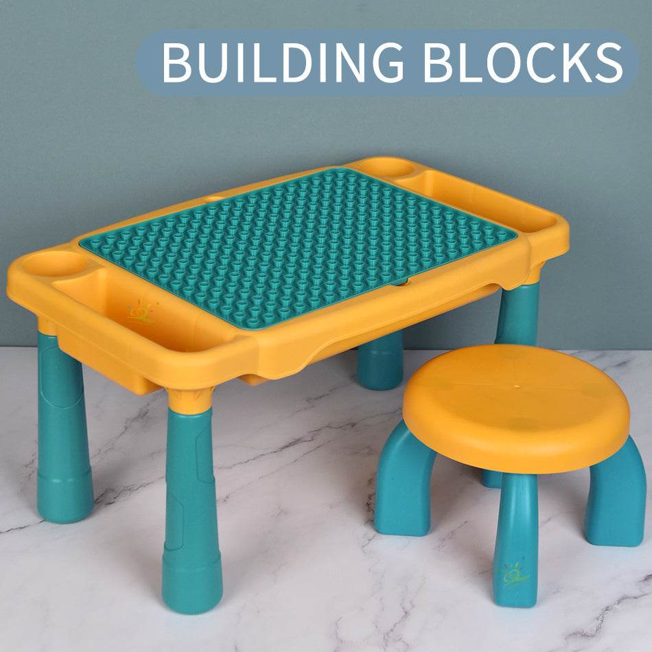 Kindergarten multifunctional small building table - Here2Save