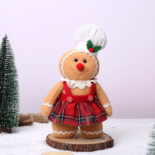 New Christmas Decoration Gingerbread Man Doll - Here2Save