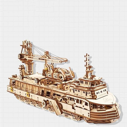 3D Puzzle Assembly Model Toy For Scientific Research Ship - Here2Save
