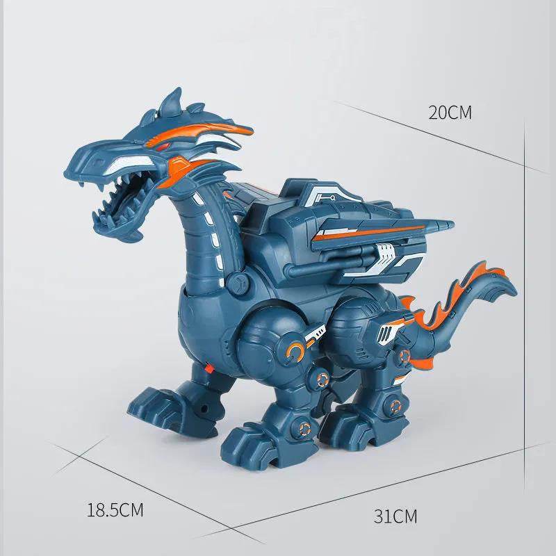 Electric Spray Mechanical Dinosaur Toy Model Multifunctional Sound And Light Toy - Here2Save