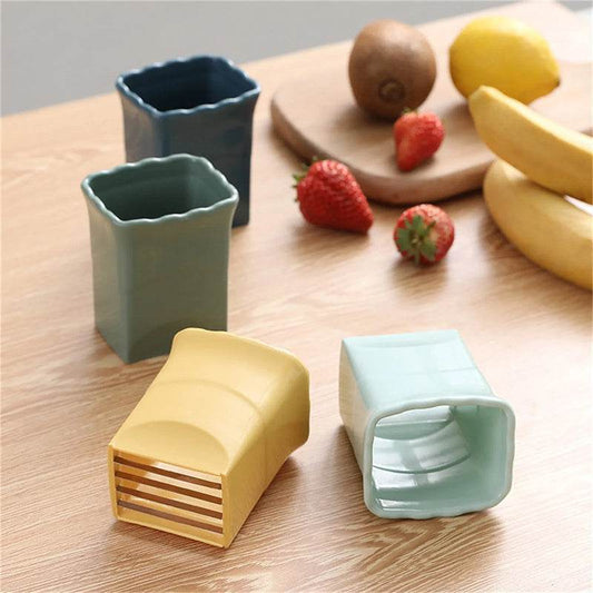 Cup Slicers Fruit Slicers Egg Slicers Stainless Steel Strawberry Slicers Banana Cutter Fruit And Vegetables Cutter Kitchen Gadget - Here2Save