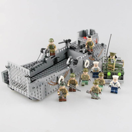 LCM3 landing craft military model building blocks - Here2Save
