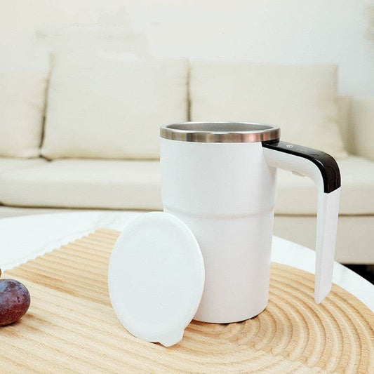 Electric Coffee Mug USB Rechargeable Automatic Magnetic Cup IP67 Waterproof Food-Safe Stainless Steel For Juice Tea Milksha Kitchen Gadgets - Here2Save