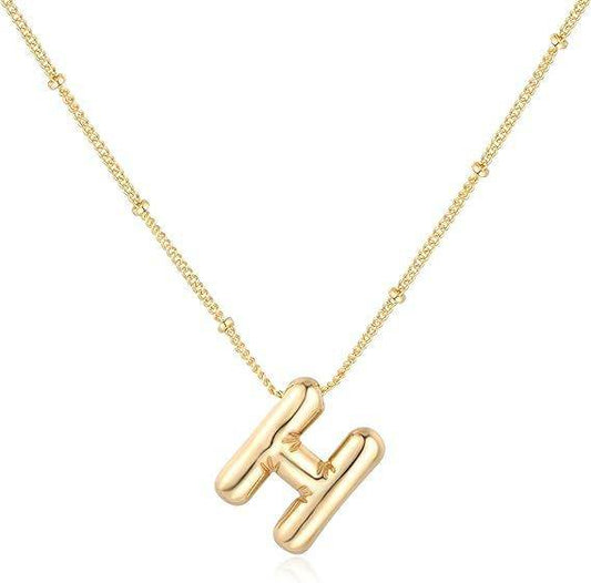Glossy Letter Copper Pendant Popular Ornament All-match - Here2Save