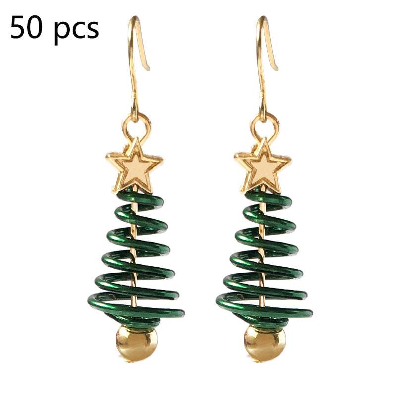 Christmas Earrings Tree Star DIY Earrings - Here2Save