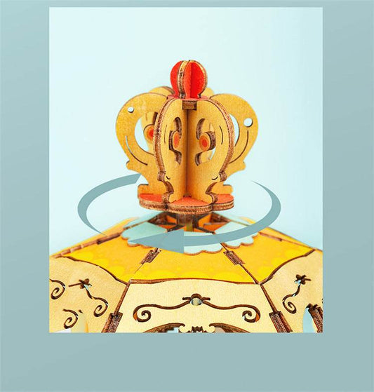 Robotime Holiday Gift 7 Kinds DIY 3D Puzzle Game Assembly Moveable Music Box Toy For Children Adult - Here2Save