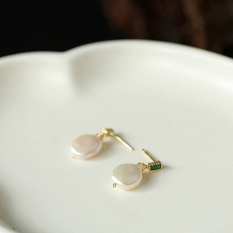 Natural Freshwater Baroque Pearl Earrings - Here2Save
