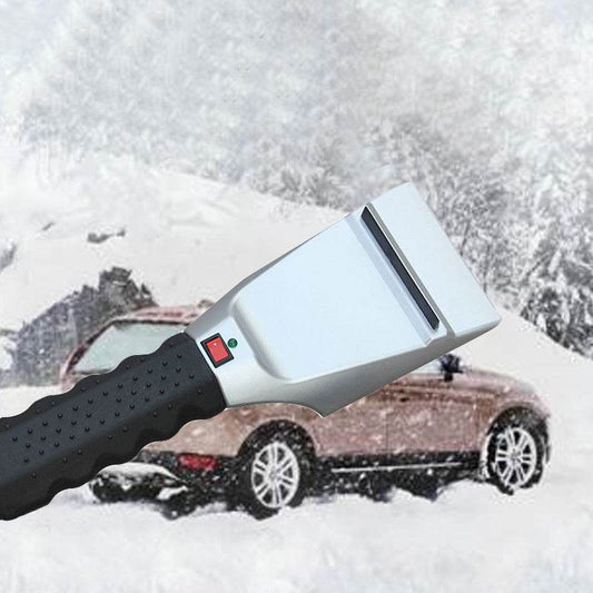 Heatable snow removal shovel for vehicle - Here2Save