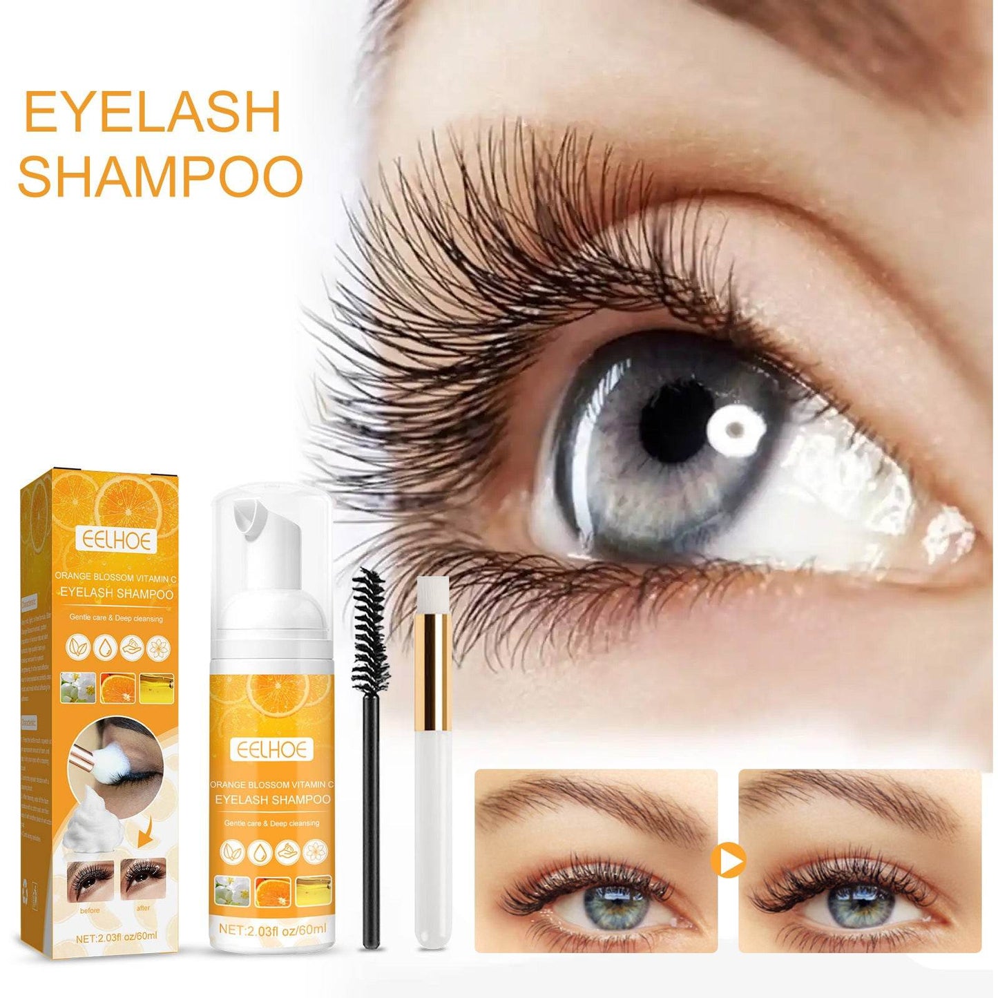 Eyelash Extended Cleaning Mousse Grafting - Here2Save