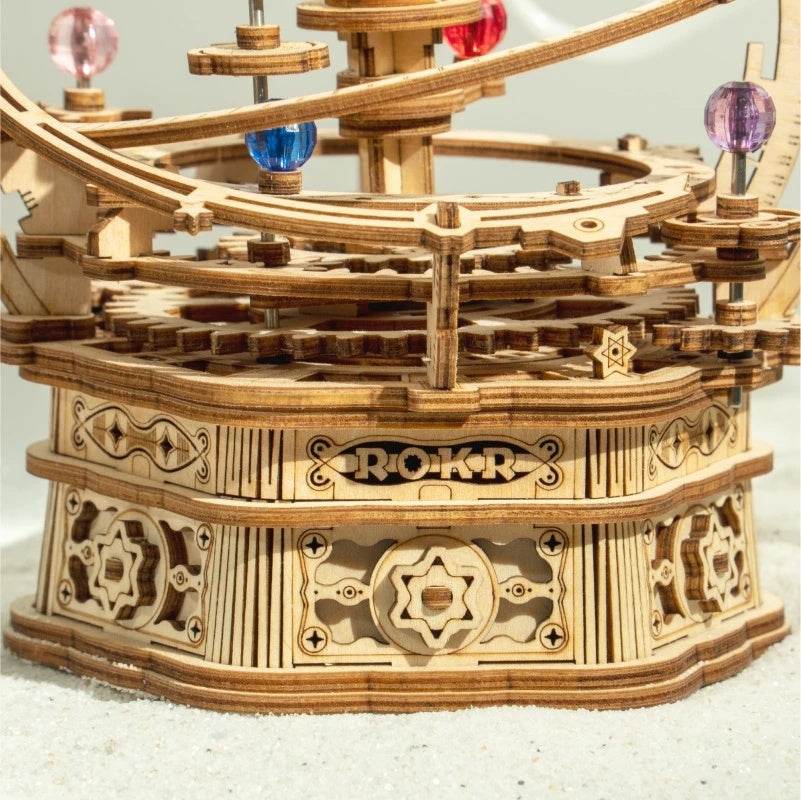 Robotime Rokr Music Box 3D Wooden Puzzle Building Kits Game Assembly Model Toys for Children Kids Birthday Christmas Gifts AMK51 - Here2Save