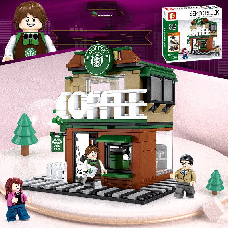 Mini city street view building - Here2Save