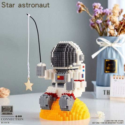 Astronaut Spaceman Series Small Particle Building Blocks Assembly Educational Toys Gifts For Men And Women - Here2Save