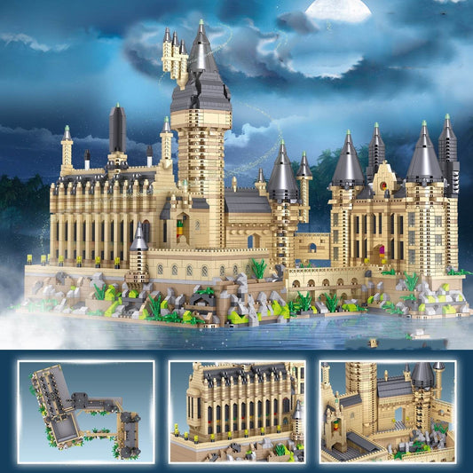 Castle Building Blocks High Difficulty Huge Type Assembling Toy - Here2Save