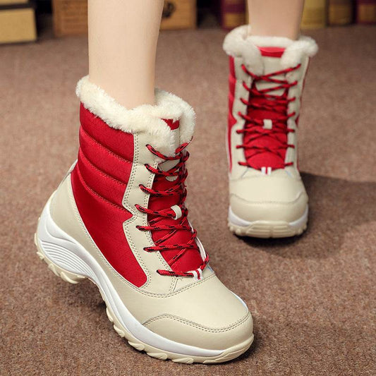 Snow Boots Plush Warm Ankle Boots For Women Winter Shoes - Here2Save