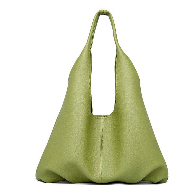 Ins Design Underarm Bags Fashion Solid Color Large Capacity Simple Shoulder Bag For Women Party Bags - Here2Save