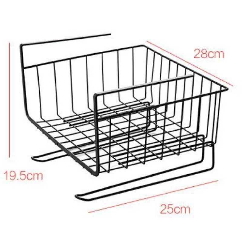 Punch-free Cabinet Hanger Kitchen Supplies Seasoning Rack Bathroom Multifunctional Hanging Basket Storage Rack - Here2Save