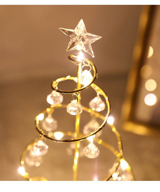Diamond Crystal Table Lamp Acrylic Night Lamp Rechargeable Bedside Lamp LED Night Light Room Lights Christmas Decoration New - Here2Save