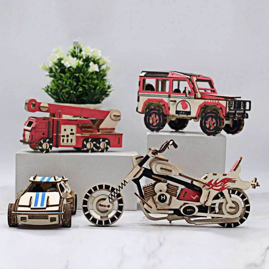 3D three-dimensional puzzle handmade wooden puzzle - Here2Save