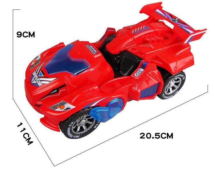 Hot Toys Deformation Dinosaur Toys Children's Light Music Electric Universal Toy Car - Here2Save