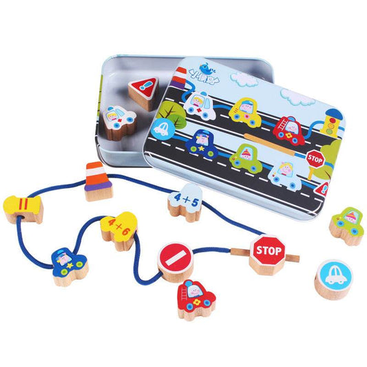 Children's Building Block Toys, Beaded, Beaded, Beaded, 1-2-3 Year Old Girl, One Or Two Years Old And A Half Baby Educational Toy - Here2Save
