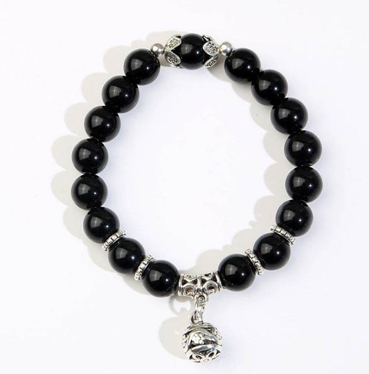 Natural opal beads bracelets crystal fashion women bracelet vintage stainless steel braceletes for women - Here2Save