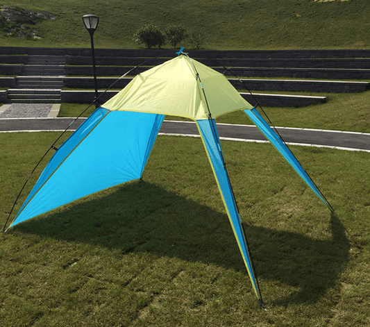 Camping Tent Sunshade Waterproof Tent Outdoor Canopy Beach Shelter Sunscreen Tent For Camping Hiking Fishing Bearing 5-8 People - Here2Save