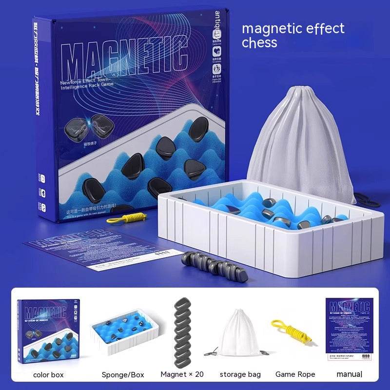 Magnetic Chess Game Magnet Stone Board Game Set Toy For Children Educational Battle Game Christmas Gift - Here2Save