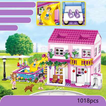 Double Deck Villa Summer Jigsaw Girl Toy Gift