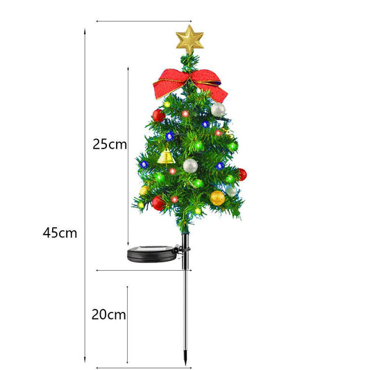 Outdoor Solar Christmas Tree Ground Lighting Festival - Here2Save