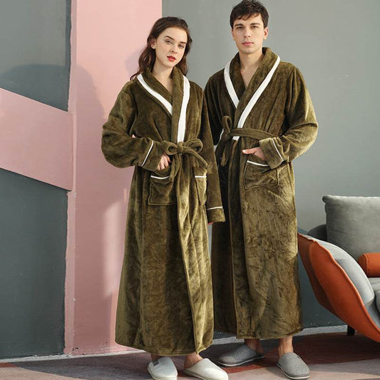 Couple One Piece Plus Oversized Bathrobe - Here2Save