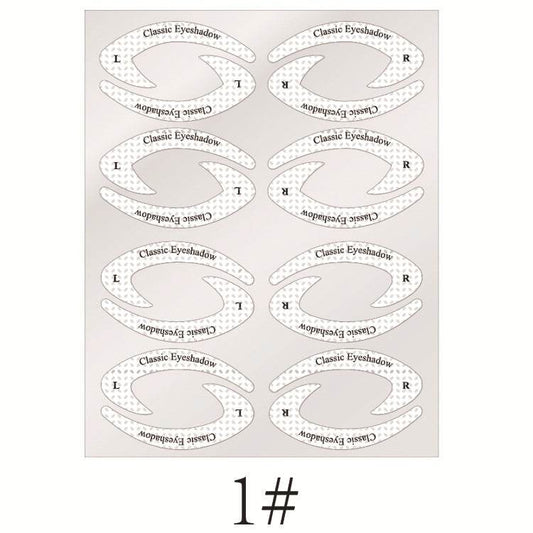New Eyeshadow Eyeliner Makeup Template Sticker - Here2Save