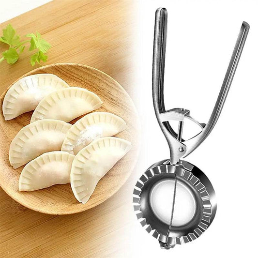 Kitchen Dumpling Mold Stainless Steel Dumpling Machine Pressing Home Baking Tool Skin Press Tool Dumpling Noodle Manual Kitchen Gadgets - Here2Save