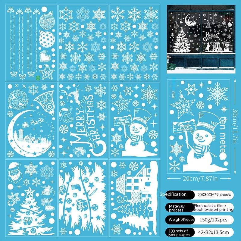 Christmas Static Window Stickers Hanging Ball - Here2Save