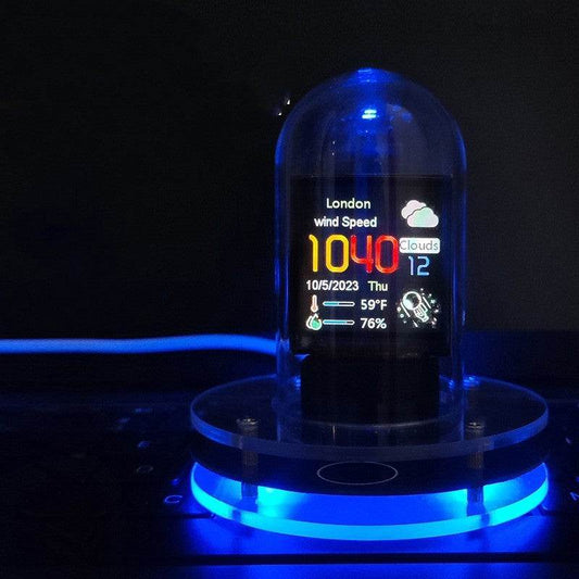 Meteorological Black And White Small TV RGB Desktop Ornaments - Here2Save