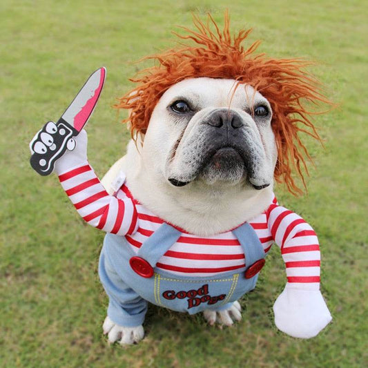 Halloween Pet Costume Pet Dog Funny Clothes Adjustable Dog Cosplay Costume Scary Costume Party Gatherings - Here2Save