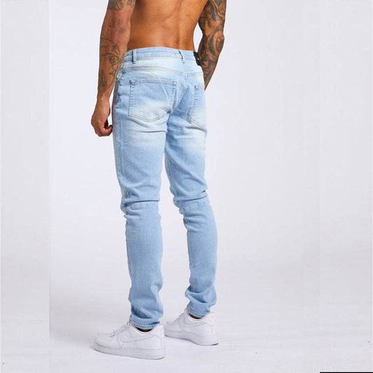 Men's Fashion Casual Slim Fit High Waist Jeans - Here2Save