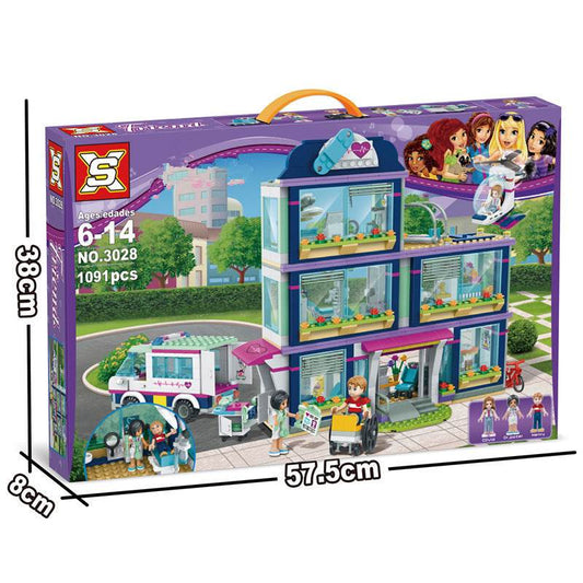 Girl puzzle assembling small particles building block toys - Here2Save