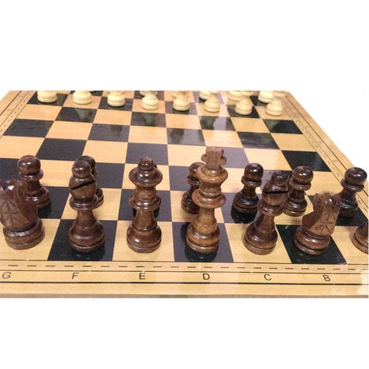 Chess Wooden Folding Magnetic Wooden Chess Pieces - Here2Save