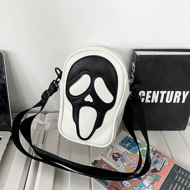 Halloween Funny Ghost Skull Crossbody Shoulder Bag - Here2Save