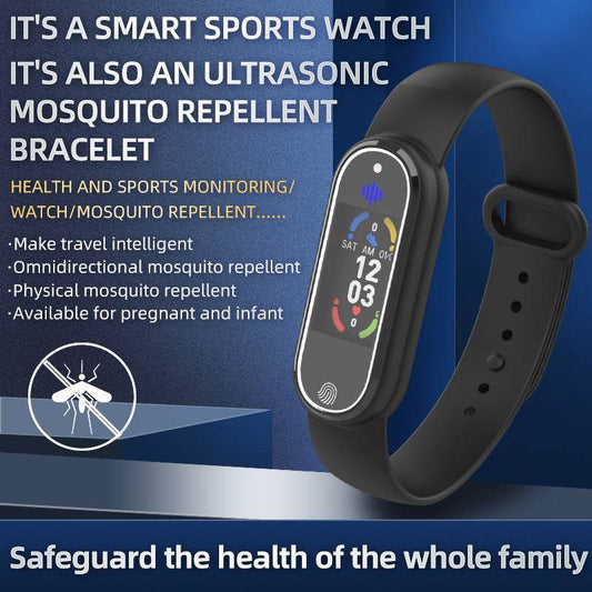 New Mosquito Repellent Bracelet Ultrasonic Insect Wristband Watch Portable Repeller Electronic Bracelet Anti Mosquito Baby Kids Adults - Here2Save