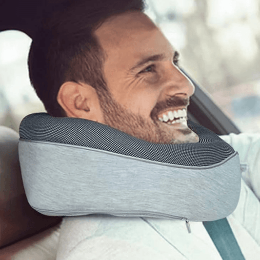 Travel Neck Pillow Non-Deformed Airplane Pillow Travel Neck Cushion Durable U-Shaped Travel Memory Cotton Nap Neck Pillow - Here2Save
