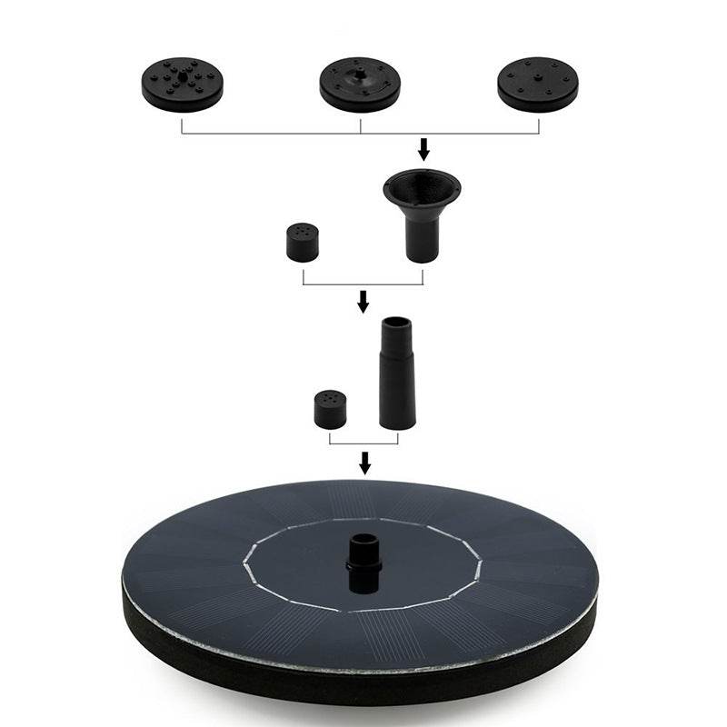 Miniature Floating Fountain Solar Water Fountain - Here2Save