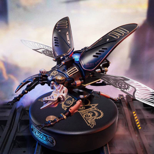 Robotime Rokr The Storm Beetle DIY Moveable Mechanic Organism 3D Puzzle Series Steampunk Design Funny Toys For Kids Child - Here2Save