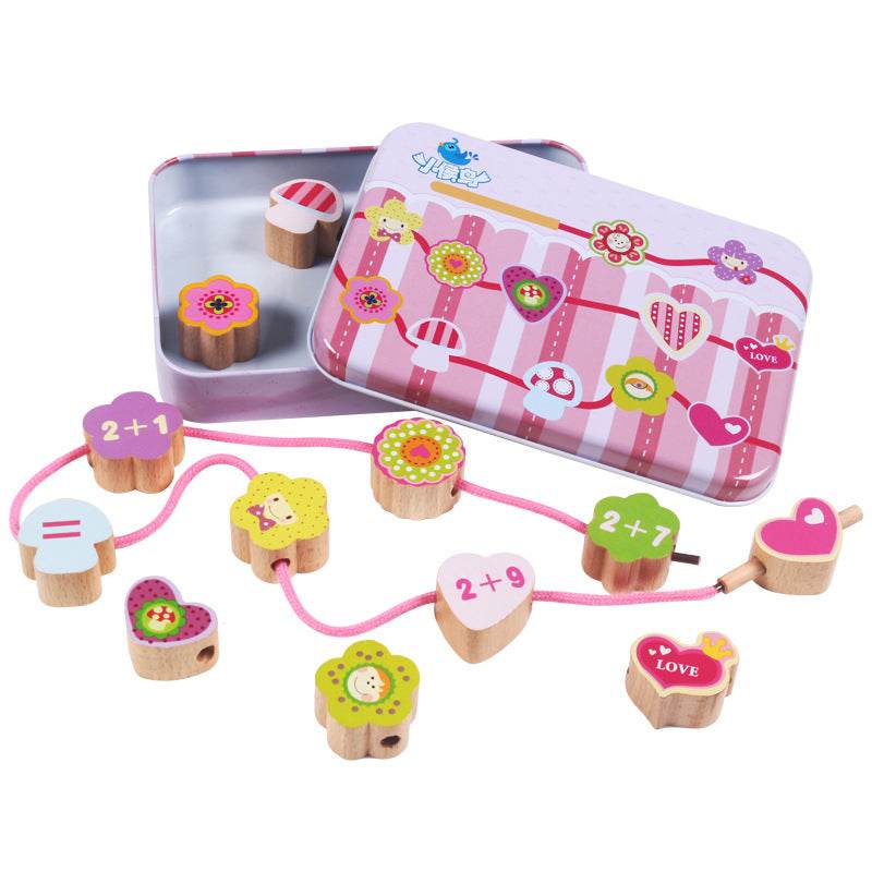 Children's Building Block Toys, Beaded, Beaded, Beaded, 1-2-3 Year Old Girl, One Or Two Years Old And A Half Baby Educational Toy - Here2Save