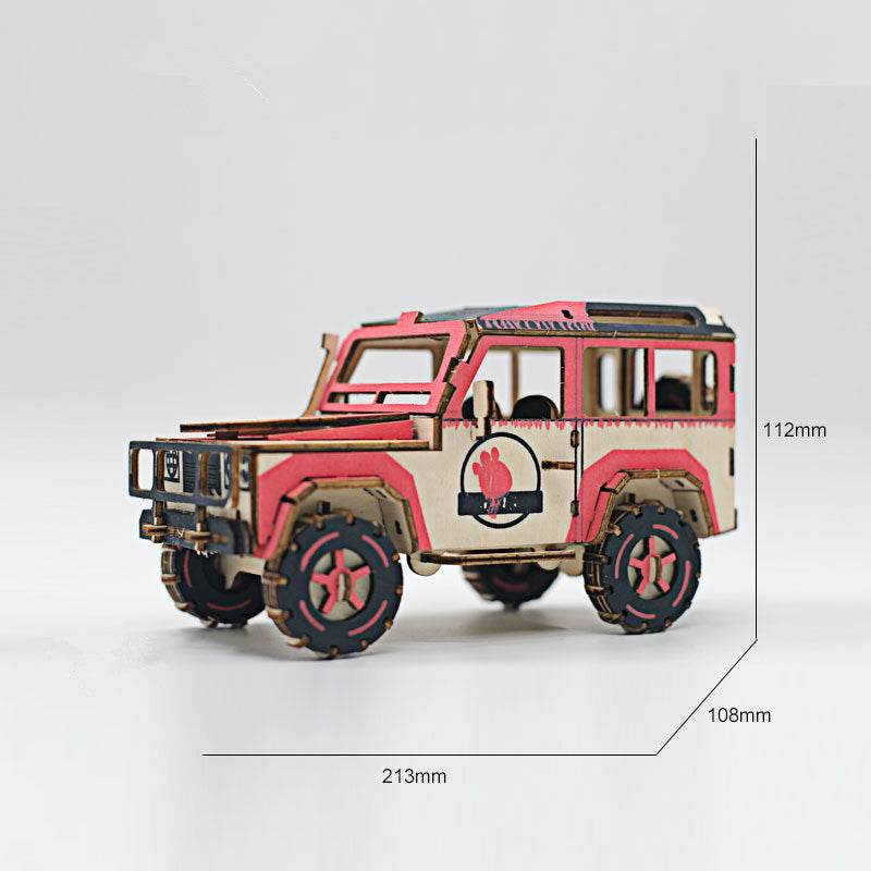 3D three-dimensional puzzle handmade wooden puzzle - Here2Save