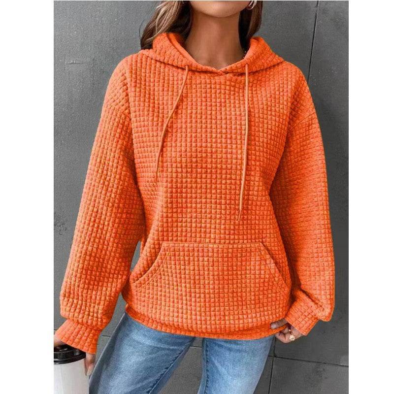 Women's Loose Casual Solid Color Long-sleeved Sweater - Here2Save