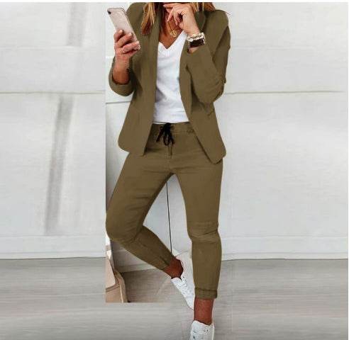 Ladies Fashion OL Suit Trousers Suit - Here2Save